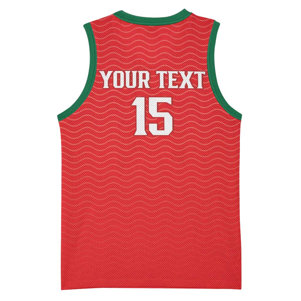 Custom Portugal Football Basketball Jersey Never Back Down 2026