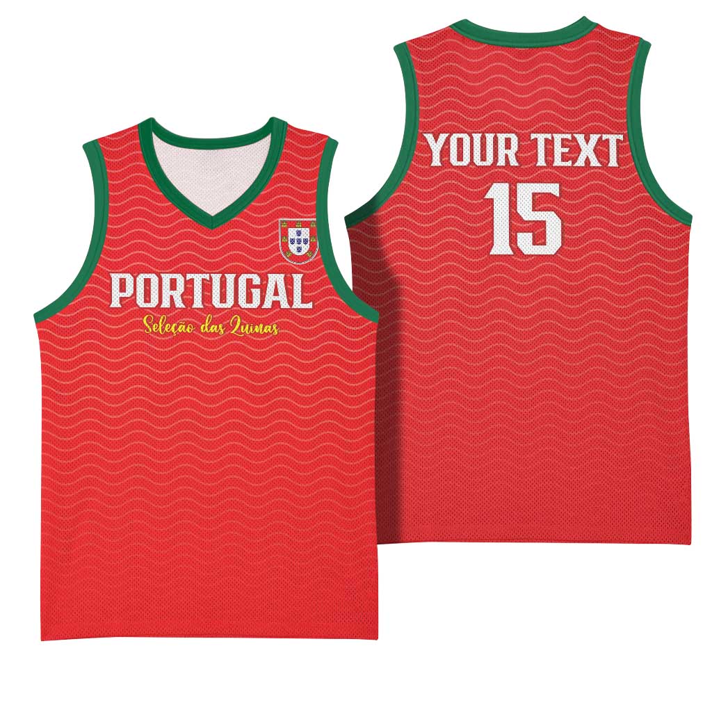 Custom Portugal Football Basketball Jersey Never Back Down 2026
