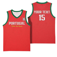 Custom Portugal Football Basketball Jersey Never Back Down 2026