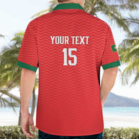Custom Portugal Football Hawaiian Shirt Never Back Down 2026