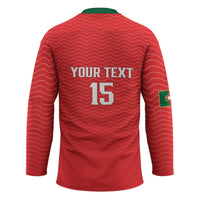 Custom Portugal Football Hockey Jersey Never Back Down 2026
