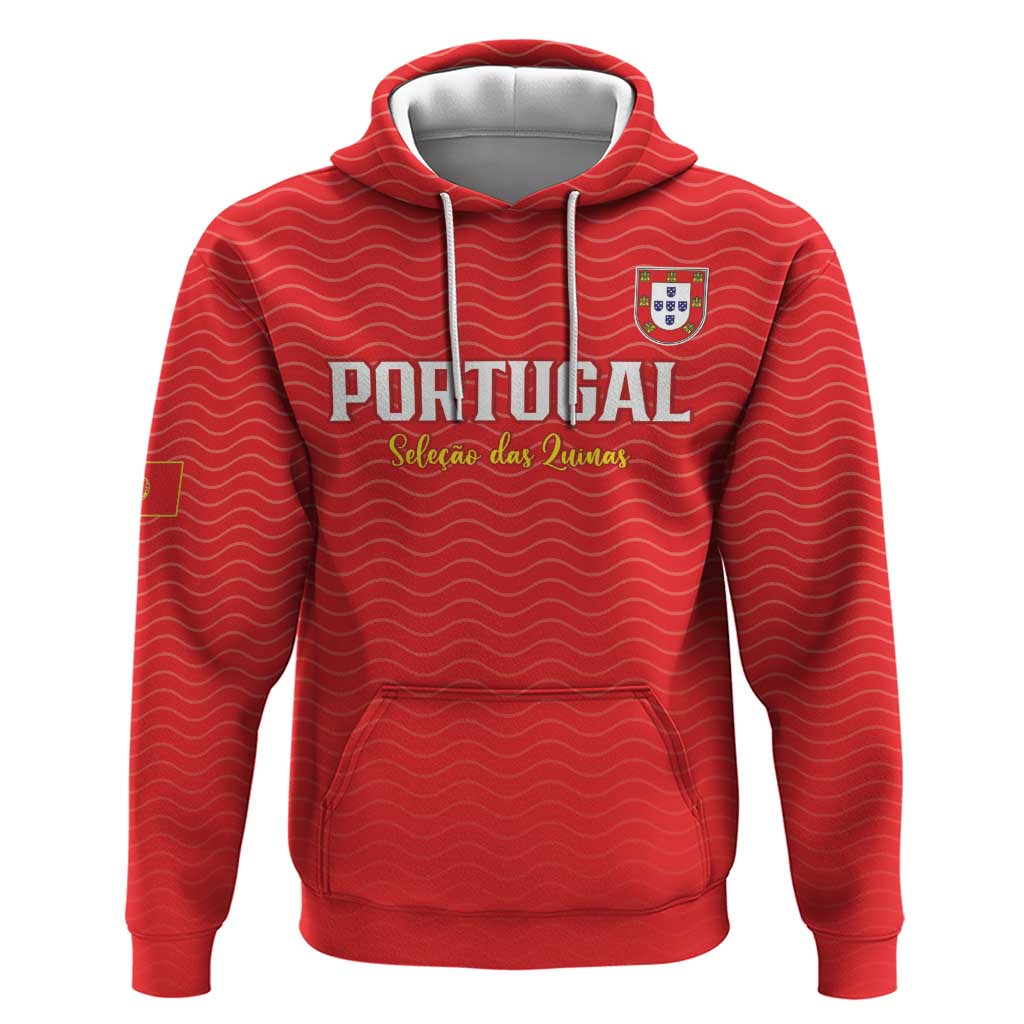 Custom Portugal Football Hoodie Never Back Down 2026