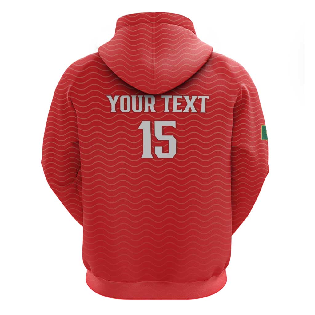 Custom Portugal Football Hoodie Never Back Down 2026