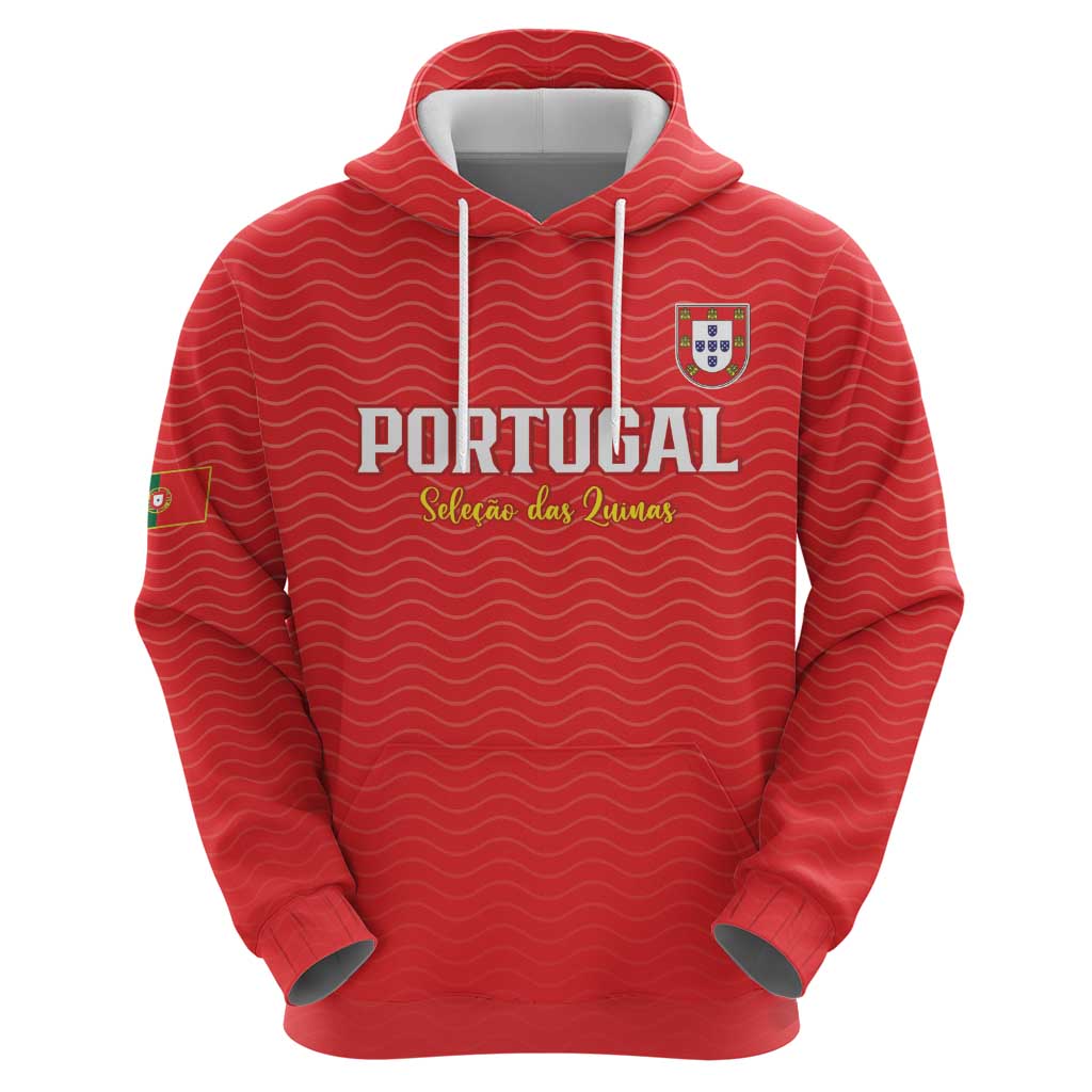 Custom Portugal Football Hoodie Never Back Down 2026