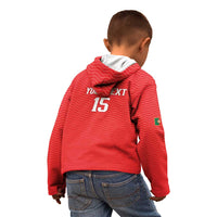 Custom Portugal Football Kid Hoodie Never Back Down 2026