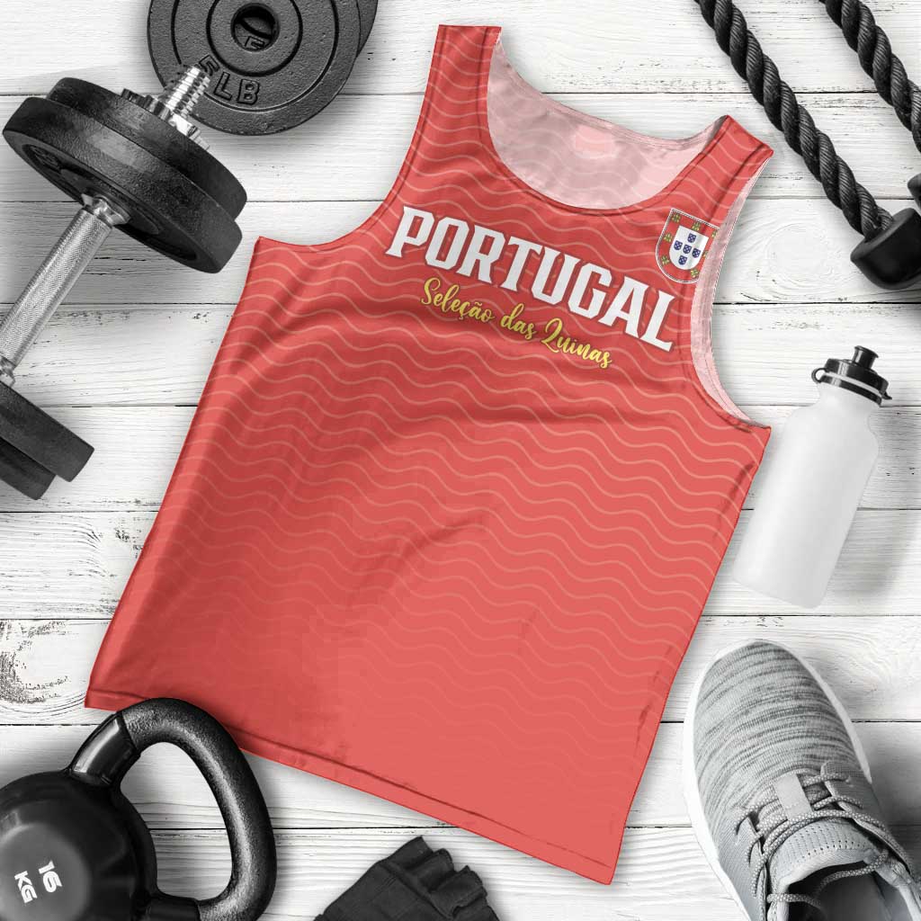 Custom Portugal Football Men Tank Top Never Back Down 2026