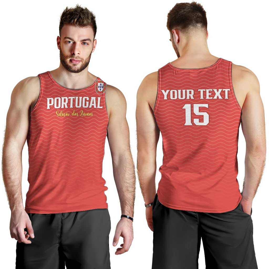 Custom Portugal Football Men Tank Top Never Back Down 2026