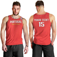 Custom Portugal Football Men Tank Top Never Back Down 2026