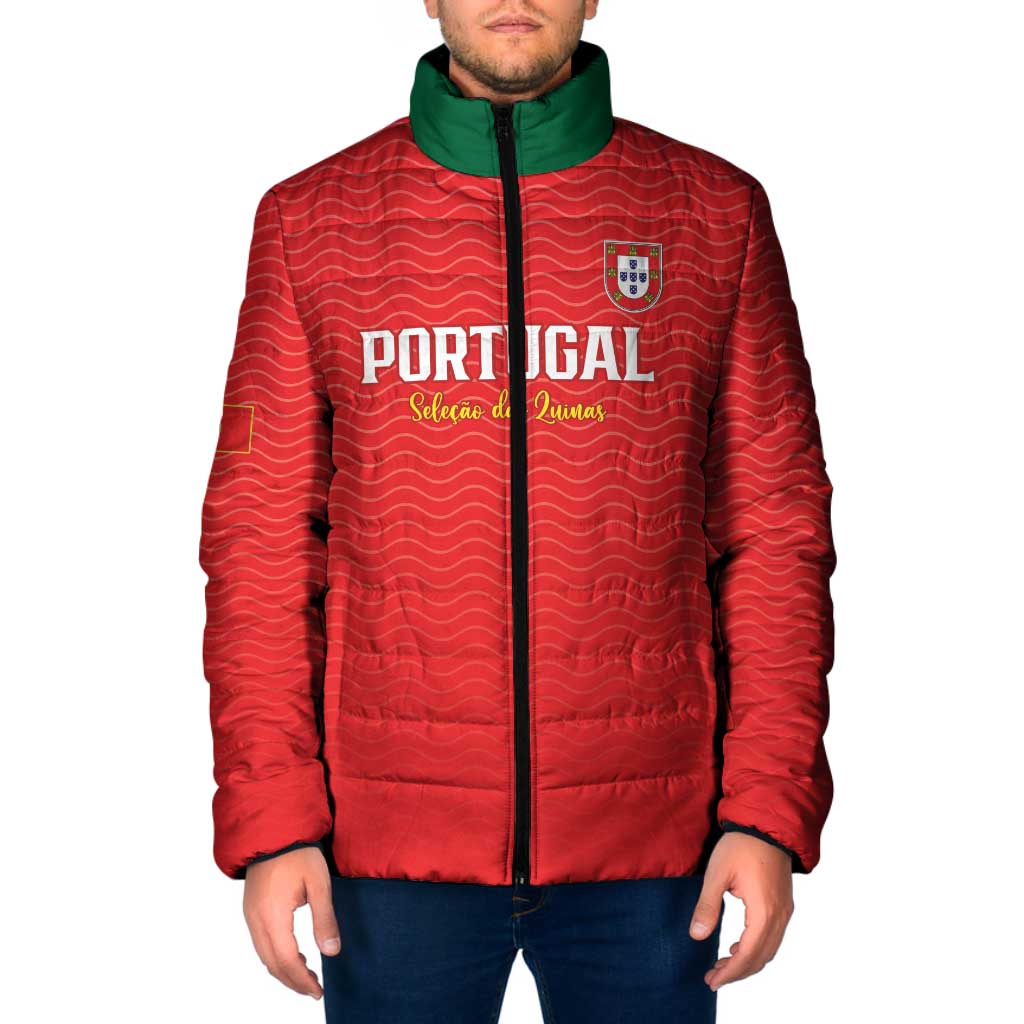 Custom Portugal Football Padded Jacket Never Back Down 2026