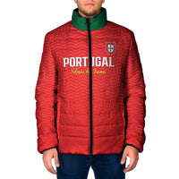 Custom Portugal Football Padded Jacket Never Back Down 2026