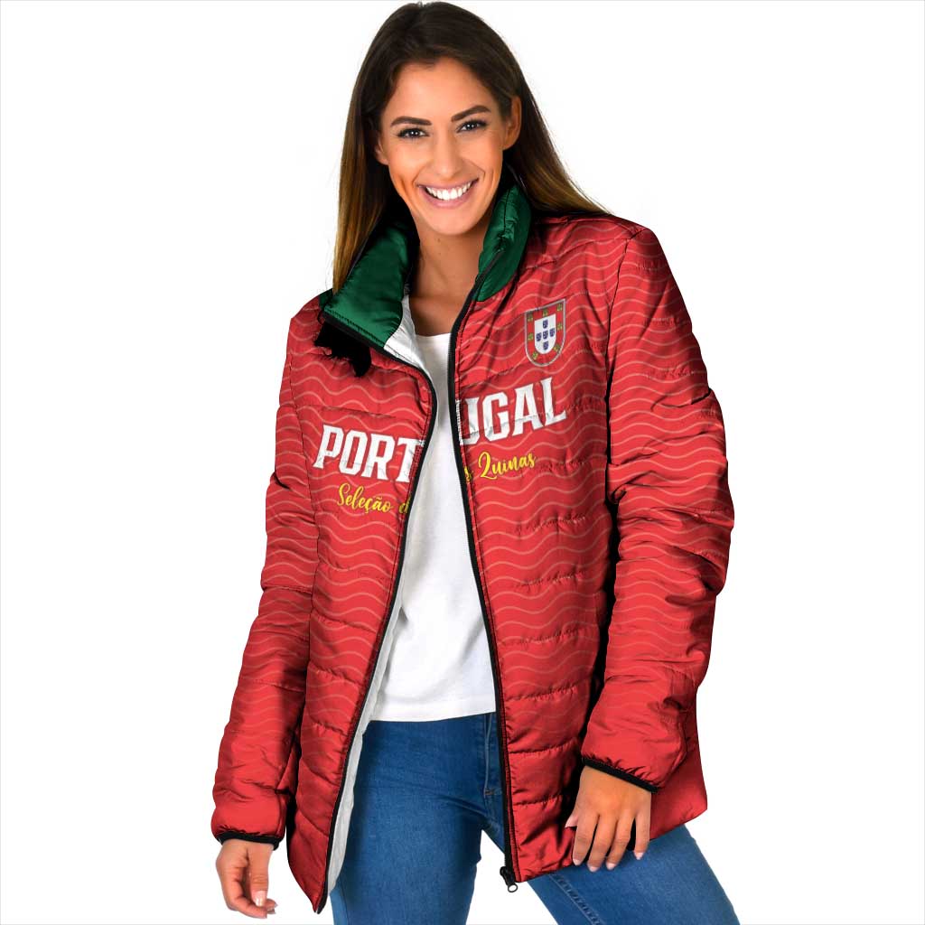 Custom Portugal Football Padded Jacket Never Back Down 2026