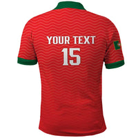Custom Portugal Football Polo Shirt Never Back Down 2026