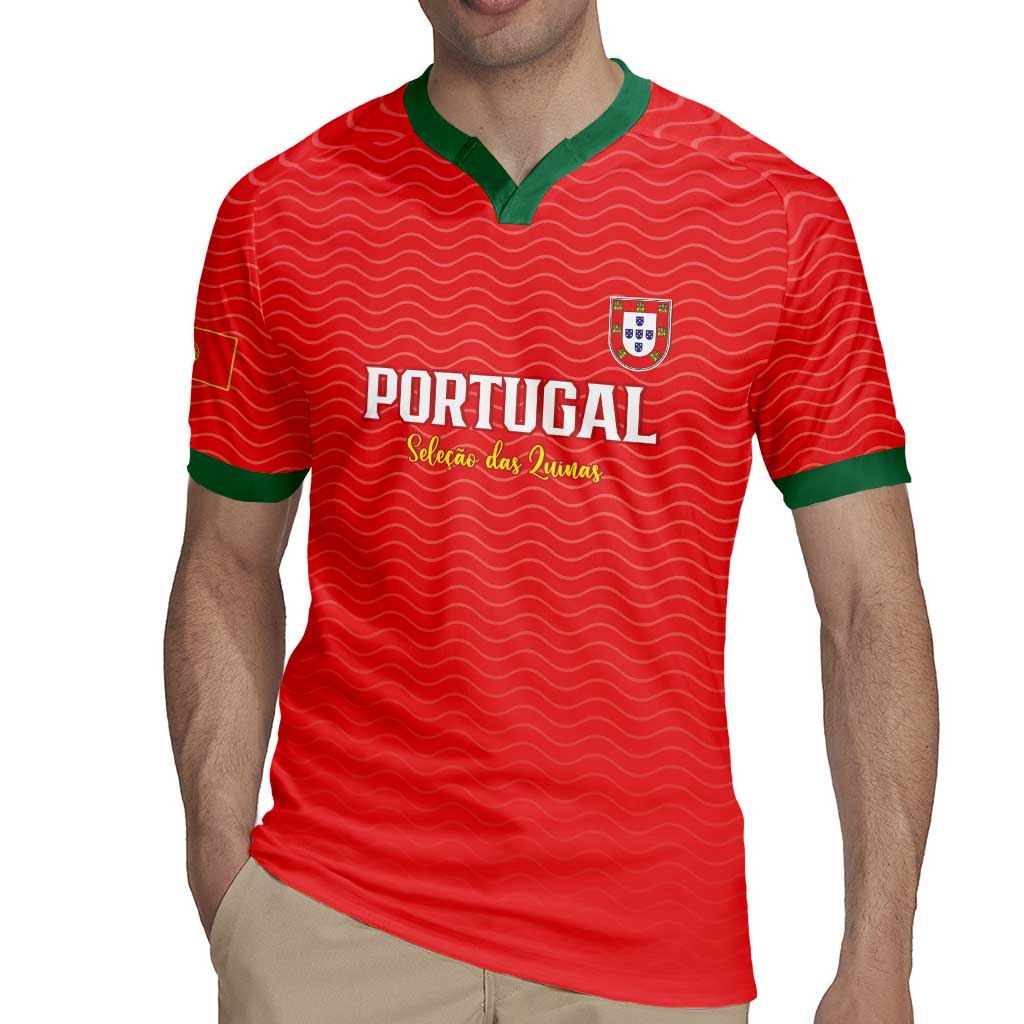 Custom Portugal Football Rugby Jersey Never Back Down 2026