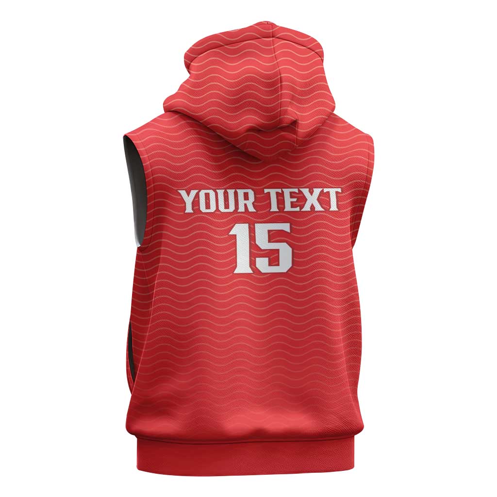 Custom Portugal Football Sleeveless Hoodie Never Back Down 2026