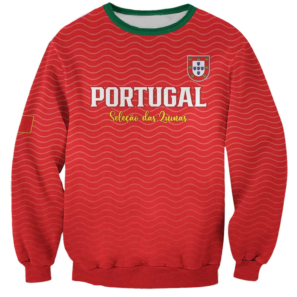 Custom Portugal Football Sweatshirt Never Back Down 2026