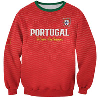 Custom Portugal Football Sweatshirt Never Back Down 2026