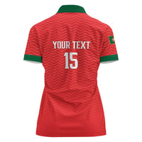 Custom Portugal Football Women Polo Shirt Never Back Down 2026