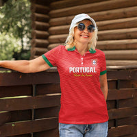 Custom Portugal Football Women Polo Shirt Never Back Down 2026