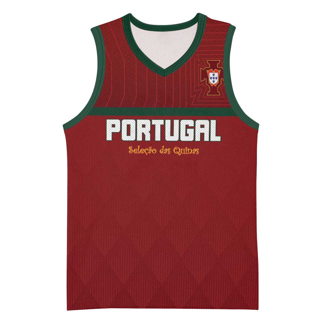 Custom Portugal Football 2026 Basketball Jersey Vamos Portugal