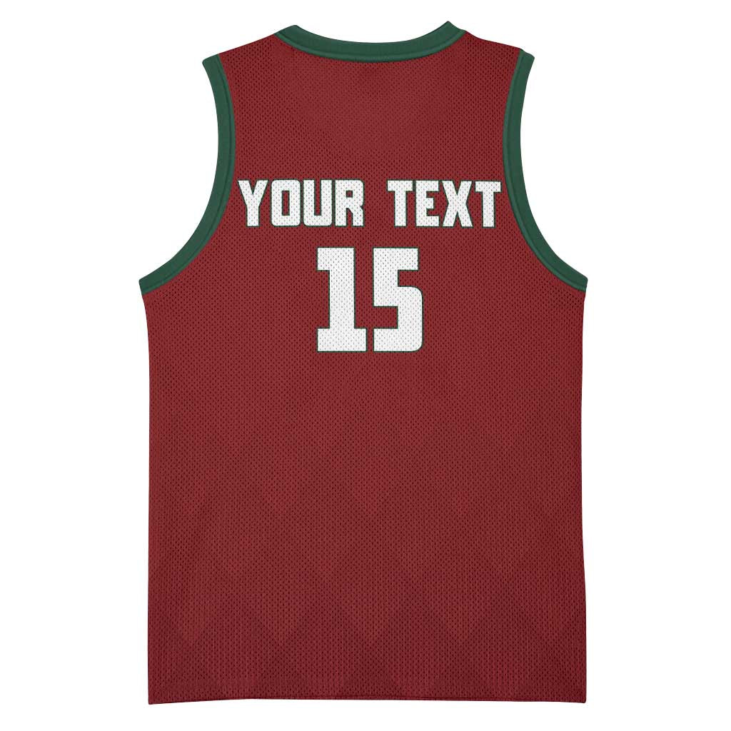 Custom Portugal Football 2026 Basketball Jersey Vamos Portugal