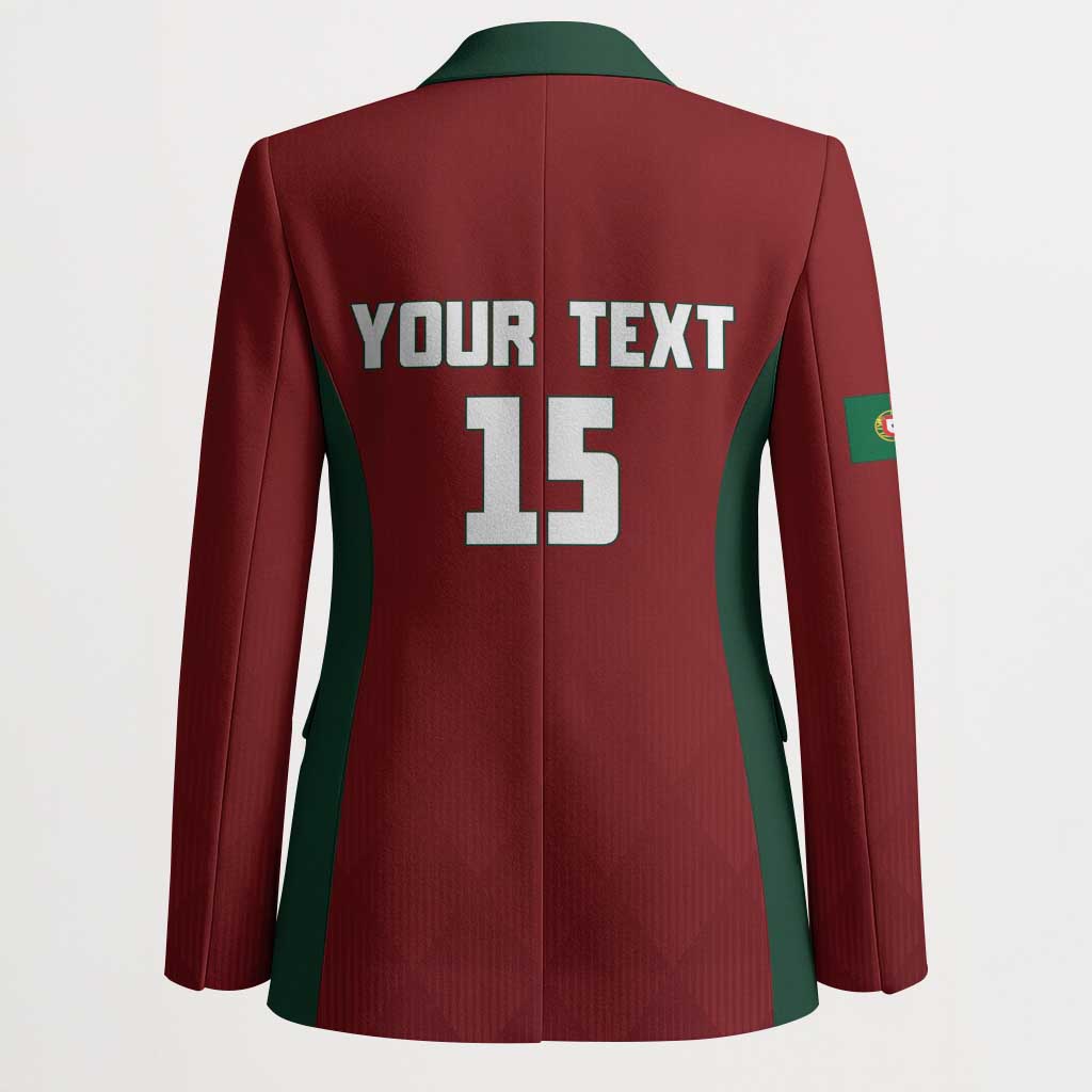 Custom Portugal Football 2026 Blazer Vamos Portugal