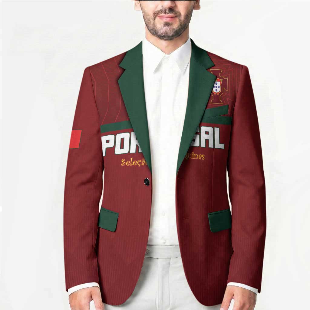 Custom Portugal Football 2026 Blazer Vamos Portugal