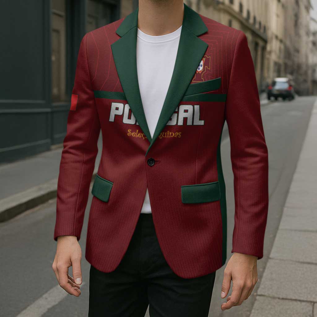 Custom Portugal Football 2026 Blazer Vamos Portugal