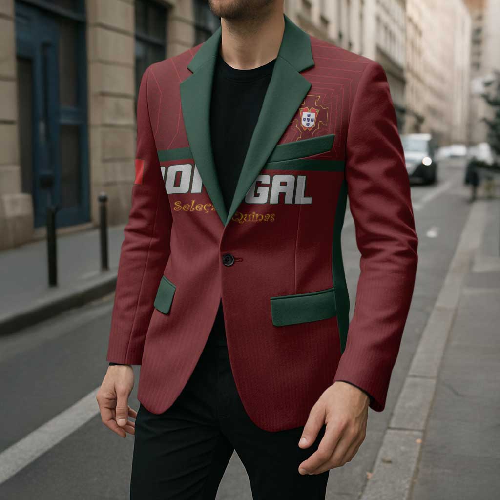 Custom Portugal Football 2026 Blazer Vamos Portugal
