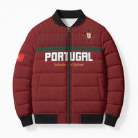 Custom Portugal Football 2026 Bomber Puffer Jacket Vamos Portugal