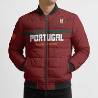 Custom Portugal Football 2026 Bomber Puffer Jacket Vamos Portugal