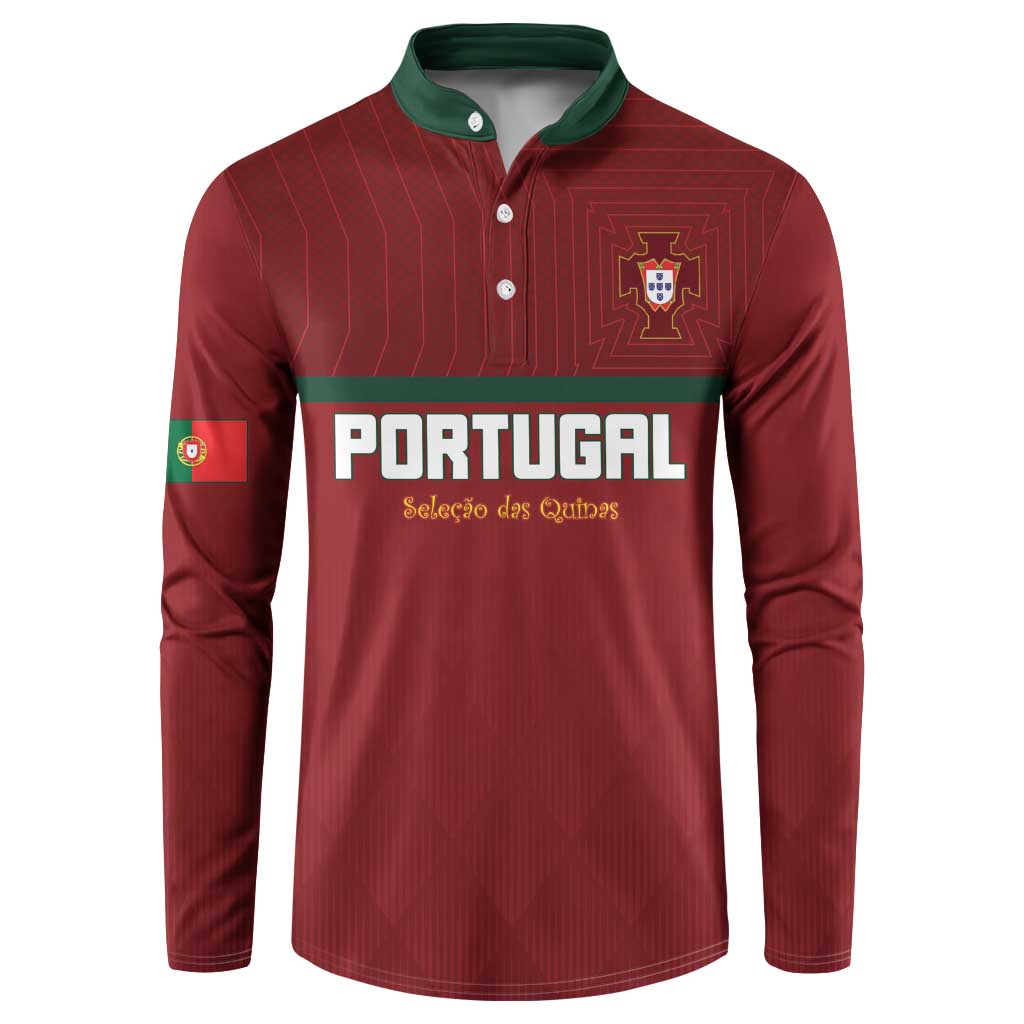 Custom Portugal Football 2026 Button Sweatshirt Vamos Portugal