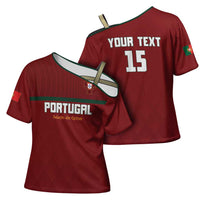 Custom Portugal Football 2026 Cross Shoulder Shirt Vamos Portugal