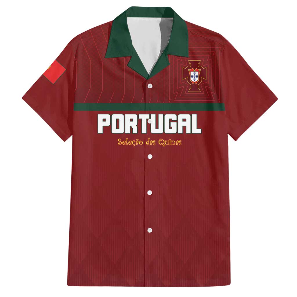 Custom Portugal Football 2026 Hawaiian Shirt Vamos Portugal