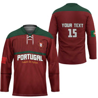 Custom Portugal Football 2026 Hockey Jersey Vamos Portugal