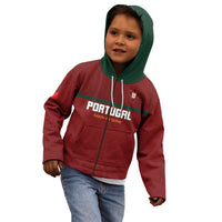 Custom Portugal Football 2026 Kid Hoodie Vamos Portugal