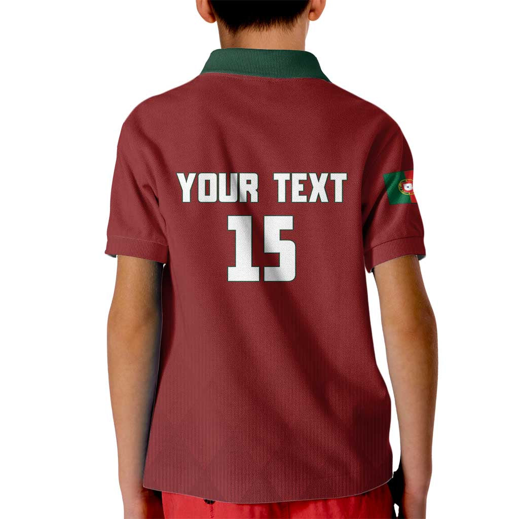 Custom Portugal Football 2026 Kid Polo Shirt Vamos Portugal
