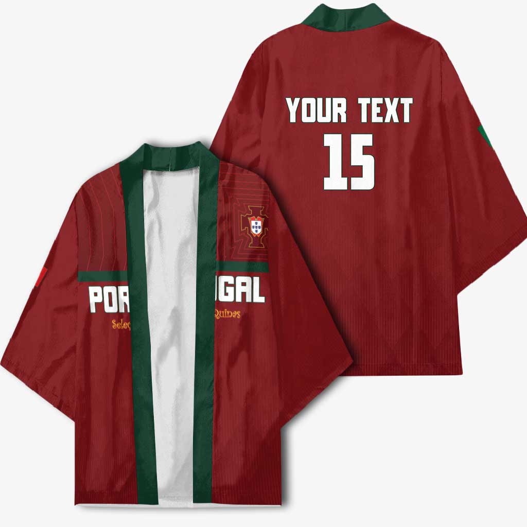 Custom Portugal Football 2026 Kimono Vamos Portugal
