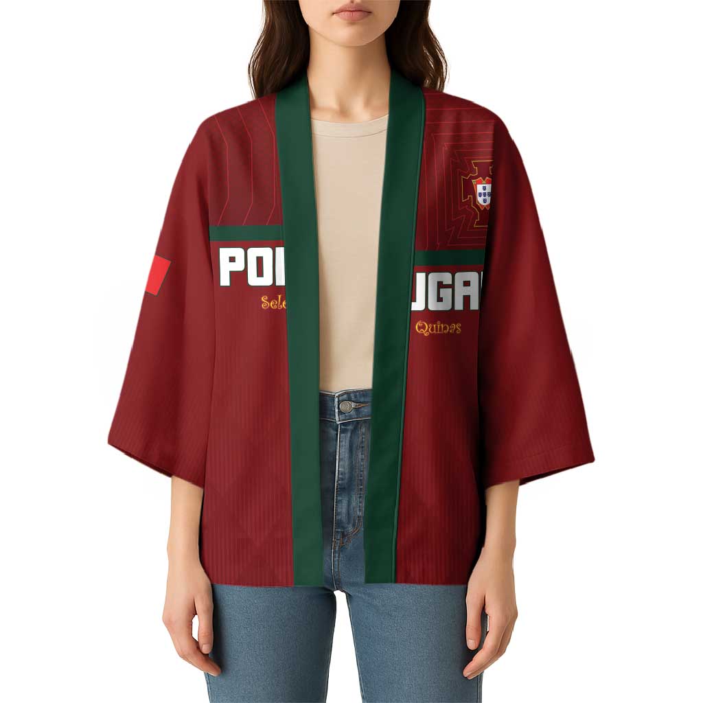 Custom Portugal Football 2026 Kimono Vamos Portugal