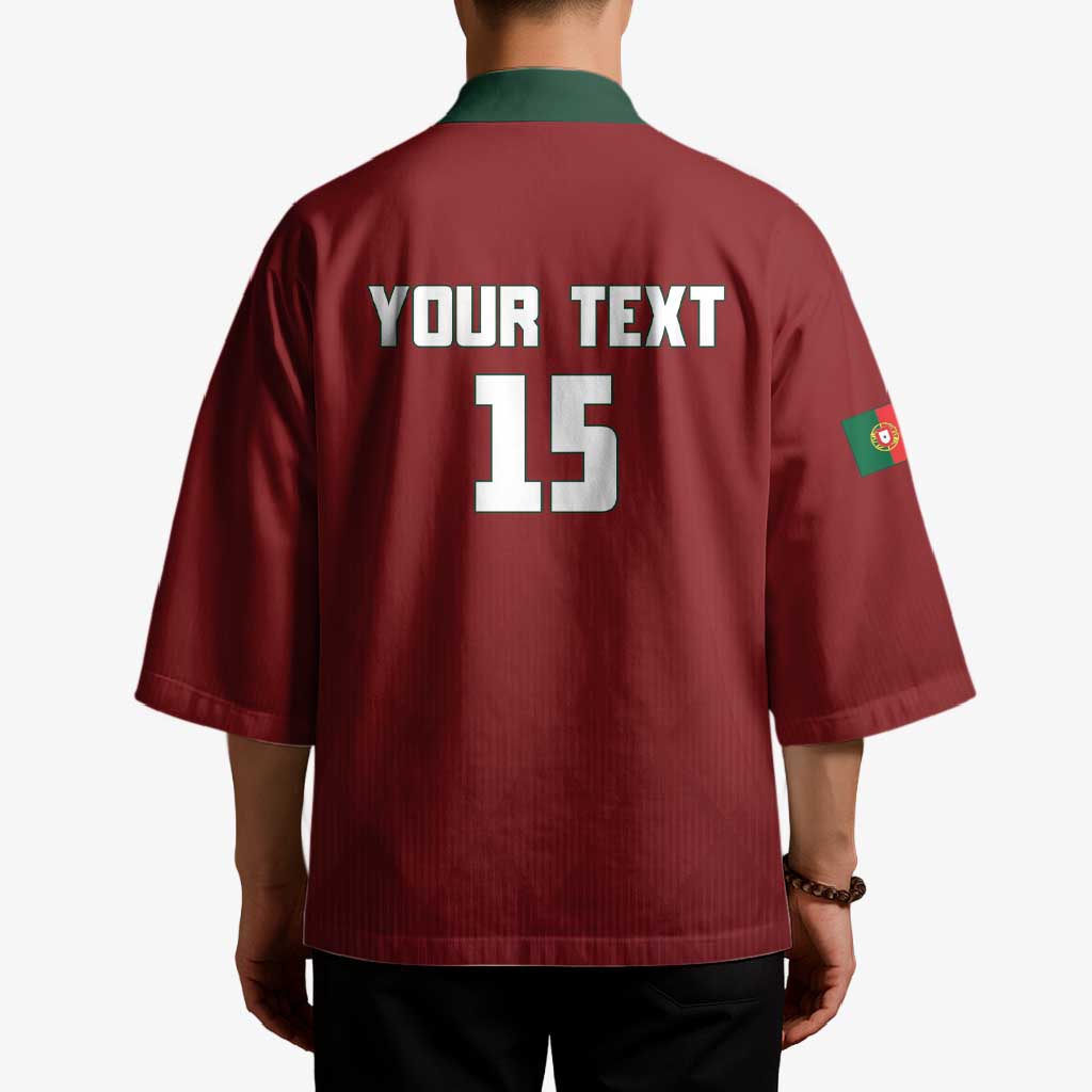 Custom Portugal Football 2026 Kimono Vamos Portugal