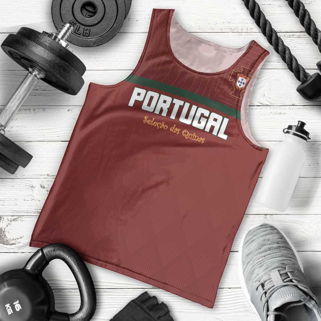 Custom Portugal Football 2026 Men Tank Top Vamos Portugal