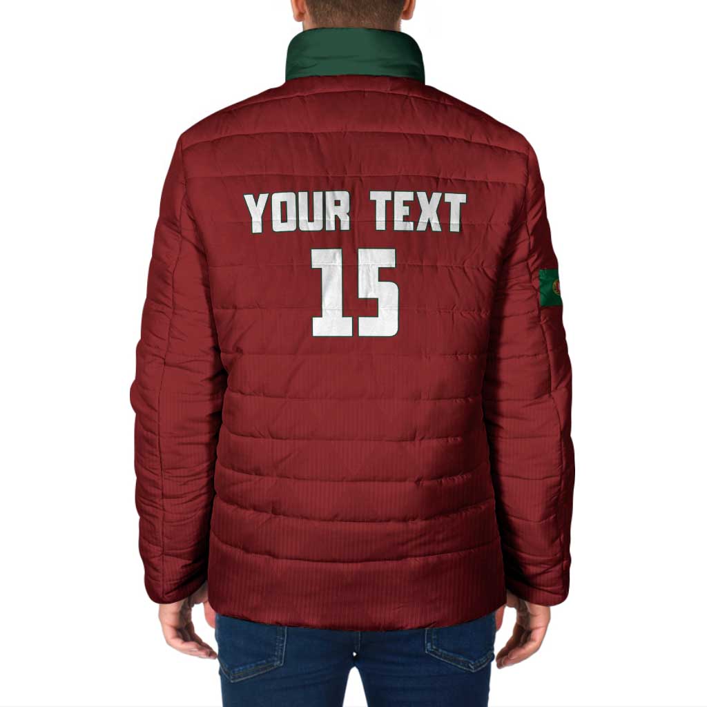 Custom Portugal Football 2026 Padded Jacket Vamos Portugal