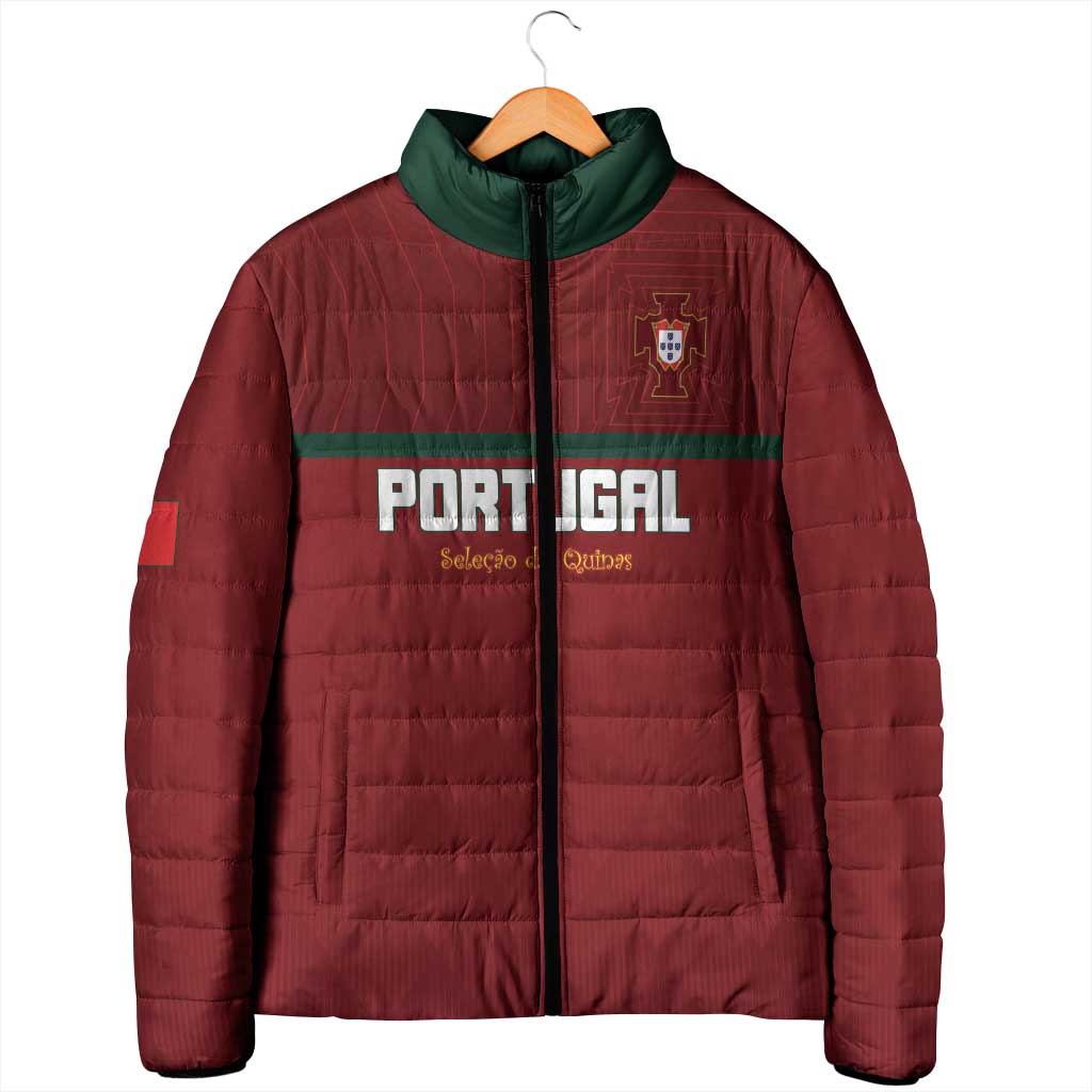 Custom Portugal Football 2026 Padded Jacket Vamos Portugal