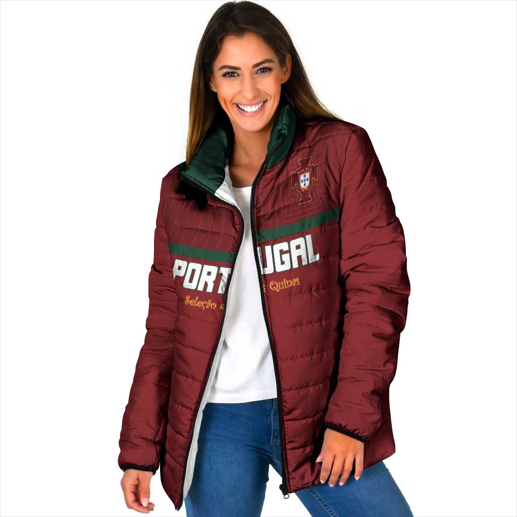 Custom Portugal Football 2026 Padded Jacket Vamos Portugal