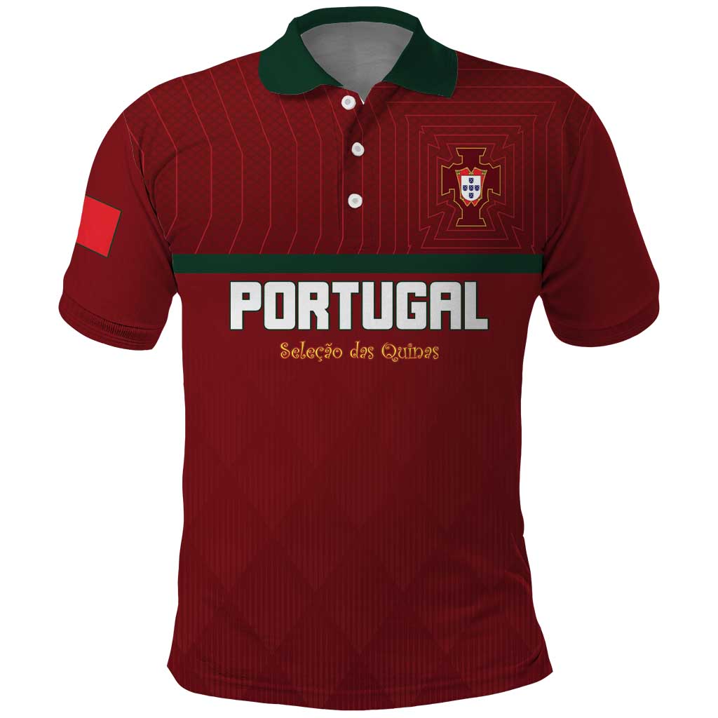 Custom Portugal Football 2026 Polo Shirt Vamos Portugal