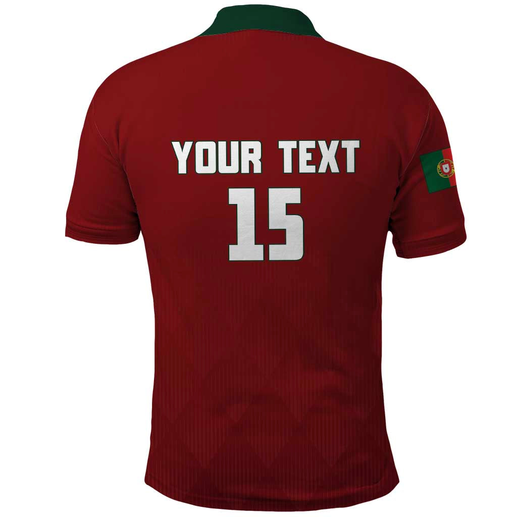 Custom Portugal Football 2026 Polo Shirt Vamos Portugal