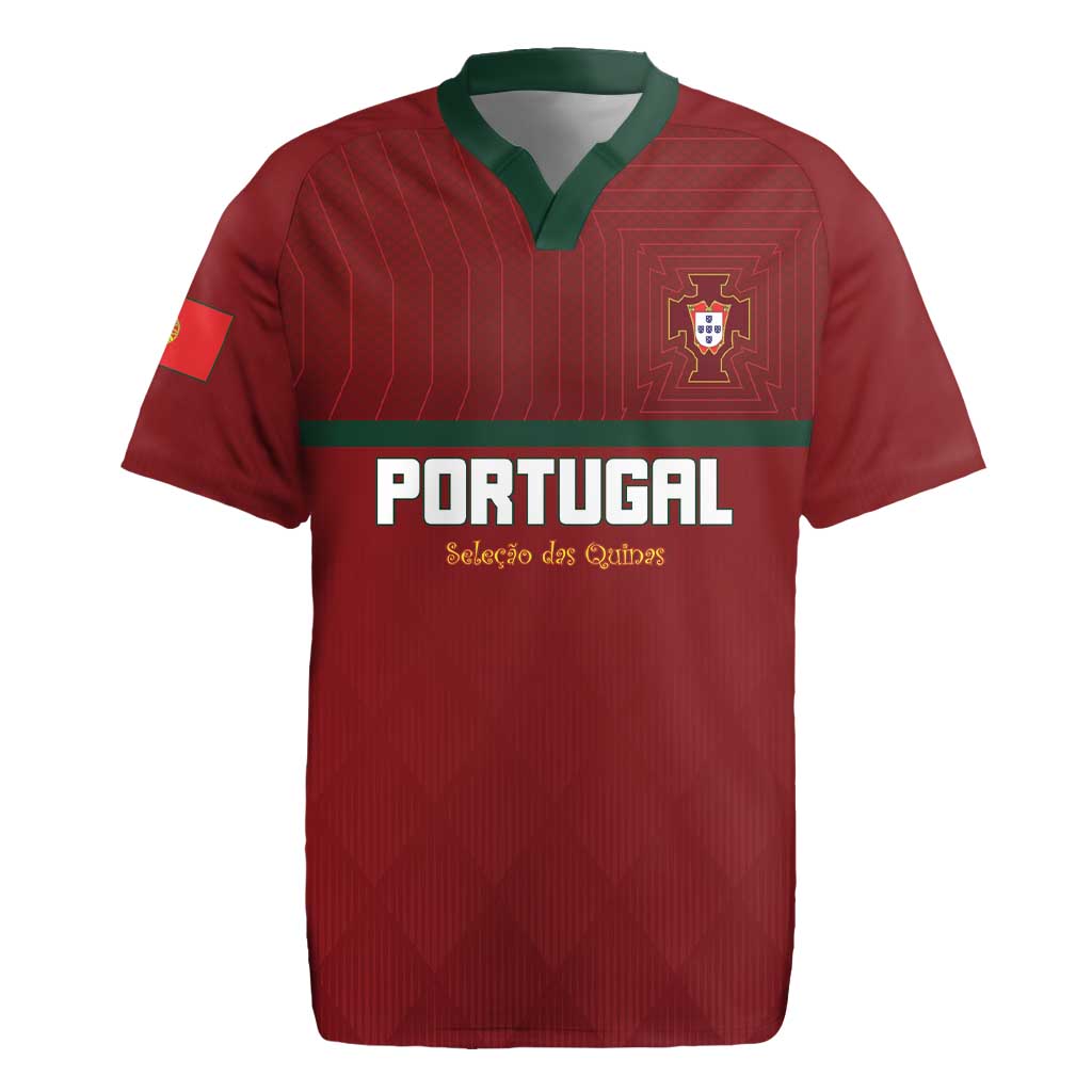 Custom Portugal Football 2026 Rugby Jersey Vamos Portugal