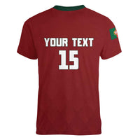 Custom Portugal Football 2026 Women V-Neck T-Shirt Vamos Portugal
