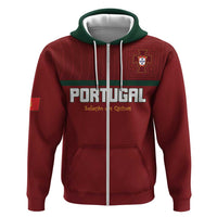 Custom Portugal Football 2026 Zip Hoodie Vamos Portugal