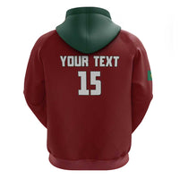 Custom Portugal Football 2026 Zip Hoodie Vamos Portugal