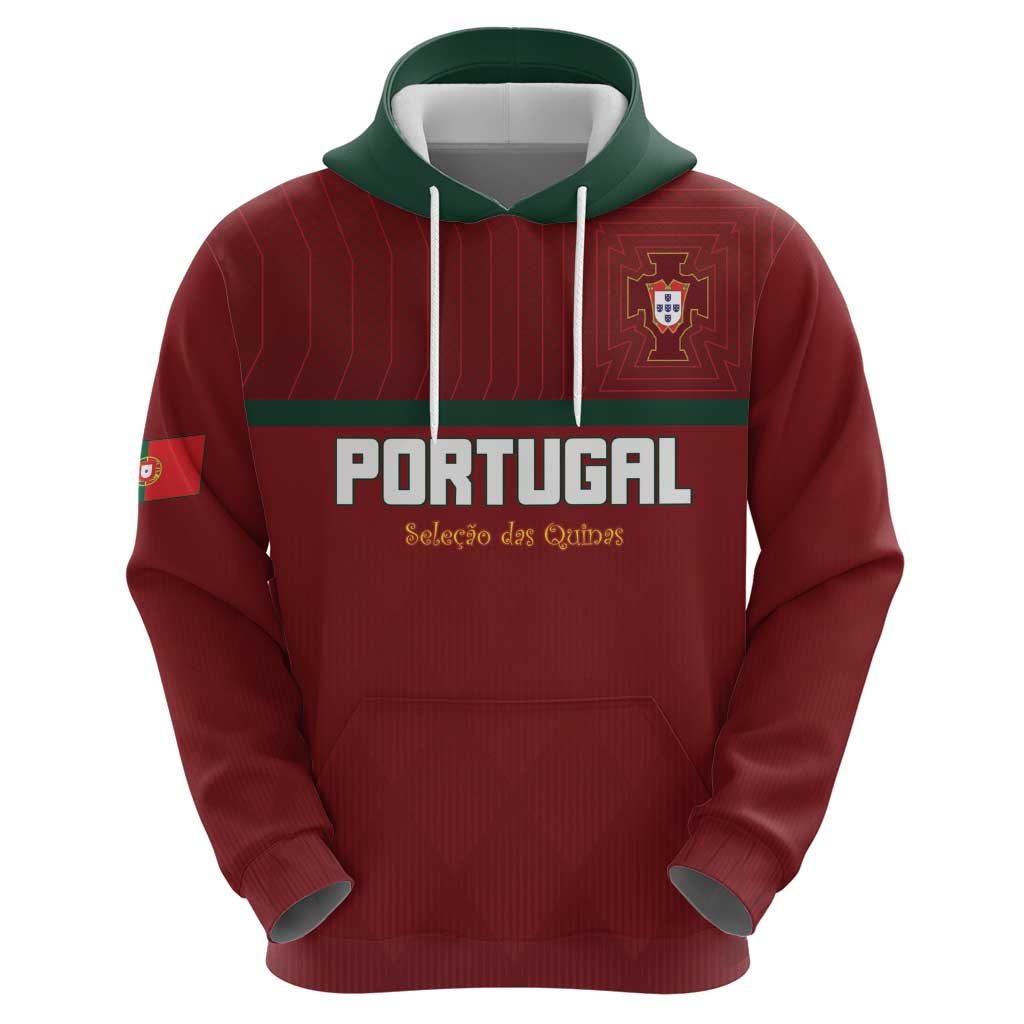 Custom Portugal Football 2026 Zip Hoodie Vamos Portugal